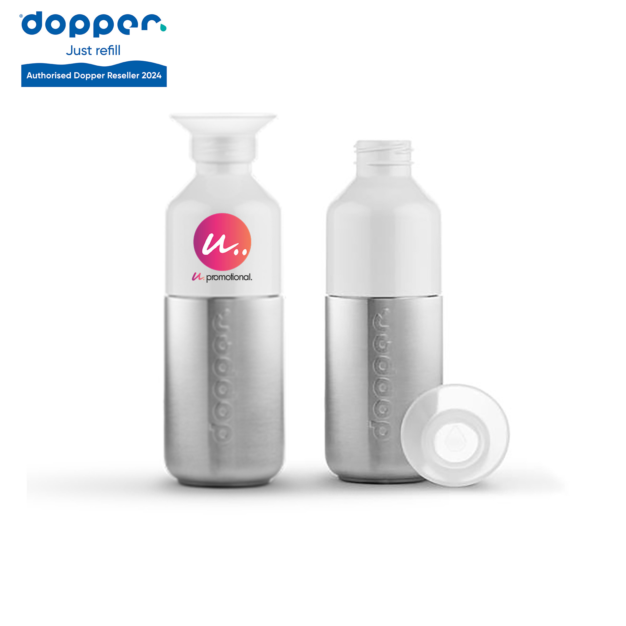 Dopper Steel - 350 ml | Impression de bouteille d'eau