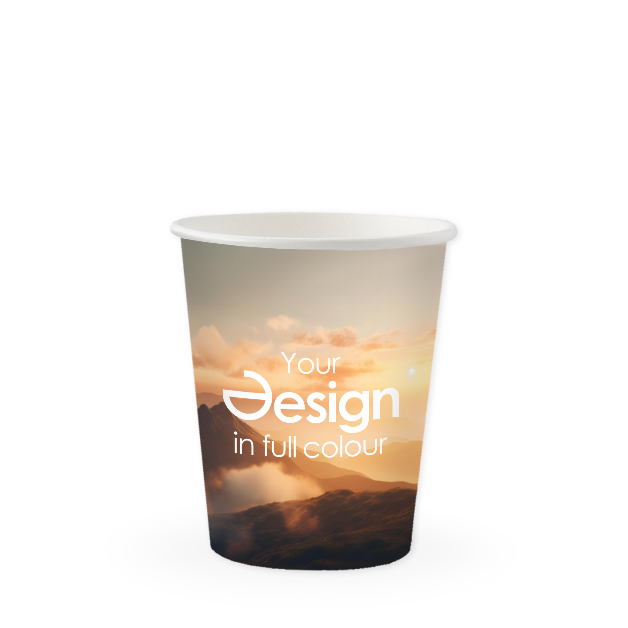 Mug à café en carton - 100 ml | Taille espresso | Fabriqué en Europe